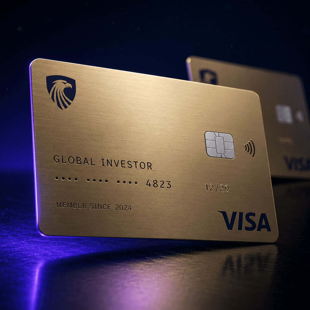 Premium metal Visa card issued to a non-resident ITIN holder